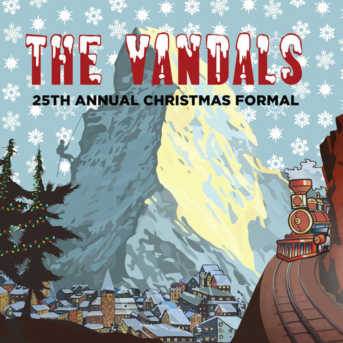 [DAMAGED] The Vandals - 25th Annual Christmas Formal [Red & Black Marbled Vinyl] ( VINYL LP )
